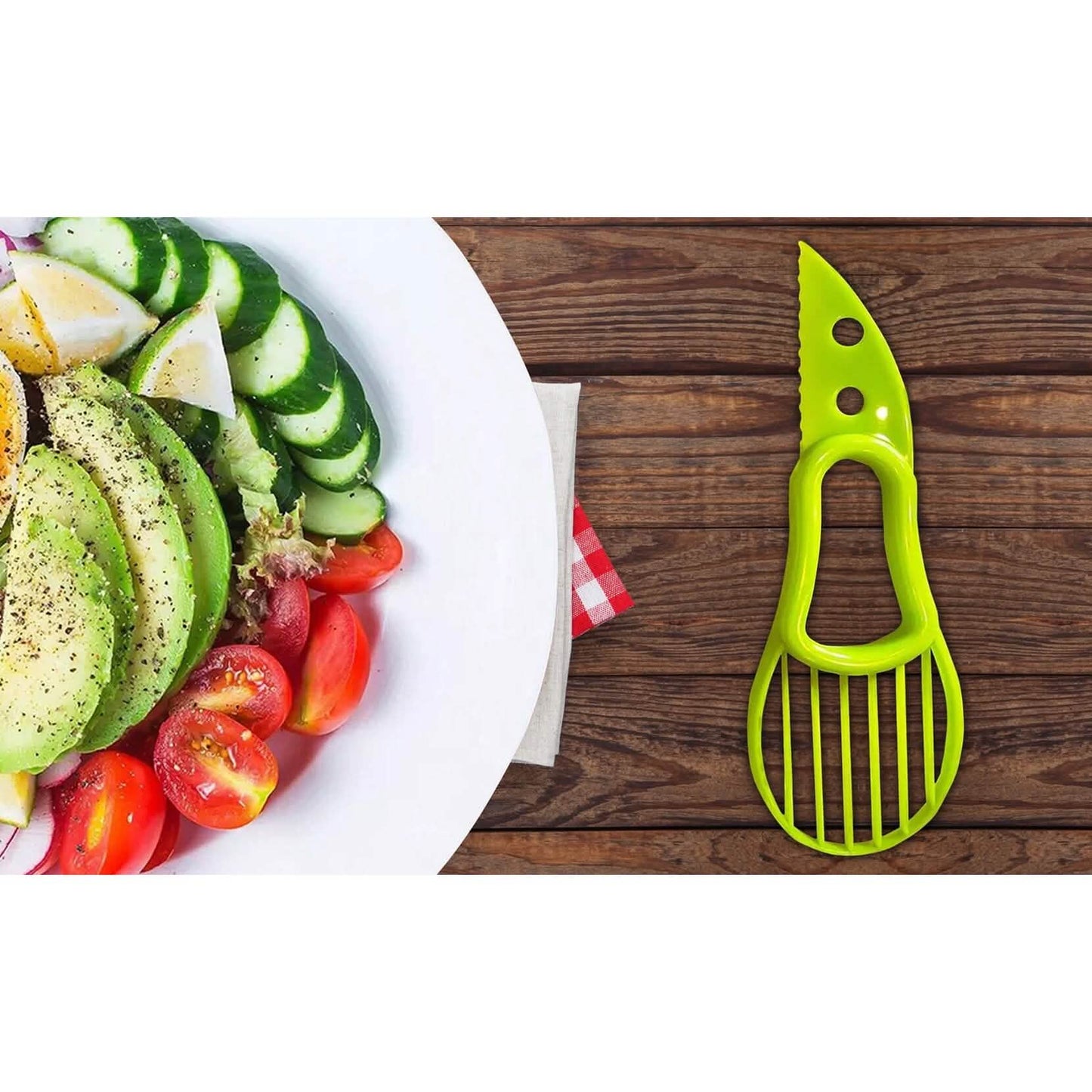 2-Pack: Complete Avocado Slicer Seed Remover Cubber Cutter DailySale
