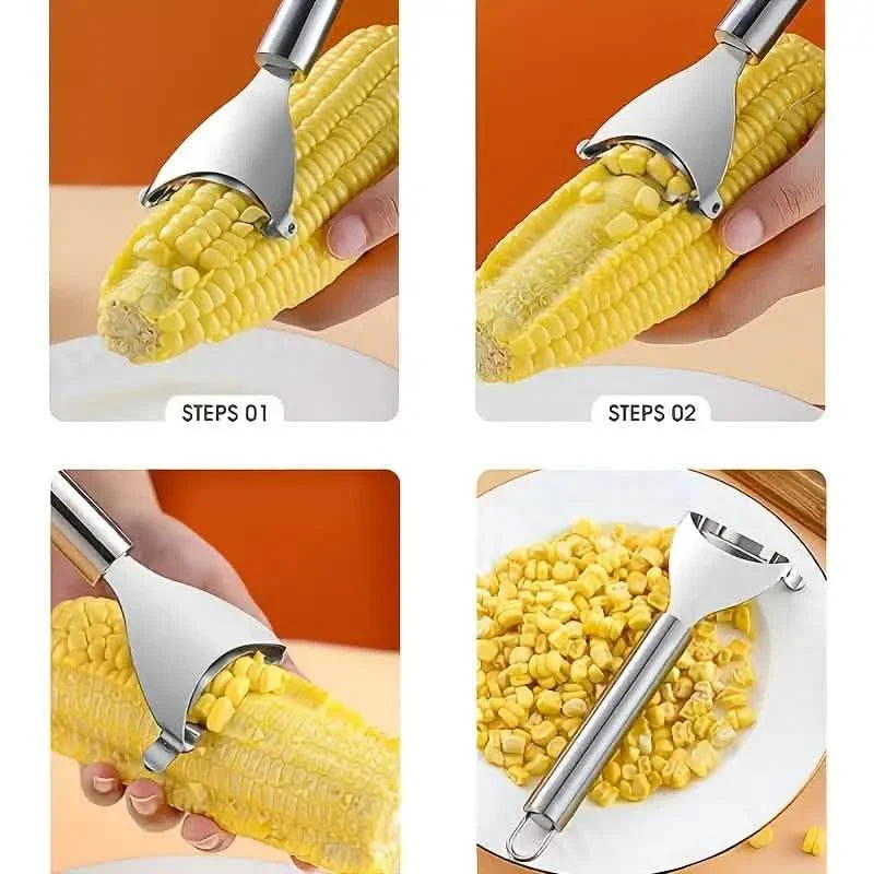 2-Pack: Corn Peeler Corn Planer Thresher Stainless Steel DailySale
