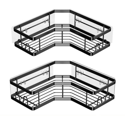 2-Pack: Corner Shower Caddy No Drilling Adhesive Shower Organizer DailySale