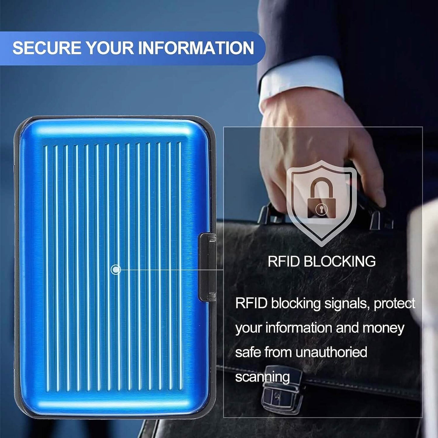2-Pack: Credit Card Holder Slim Mini RFID Blocking DailySale
