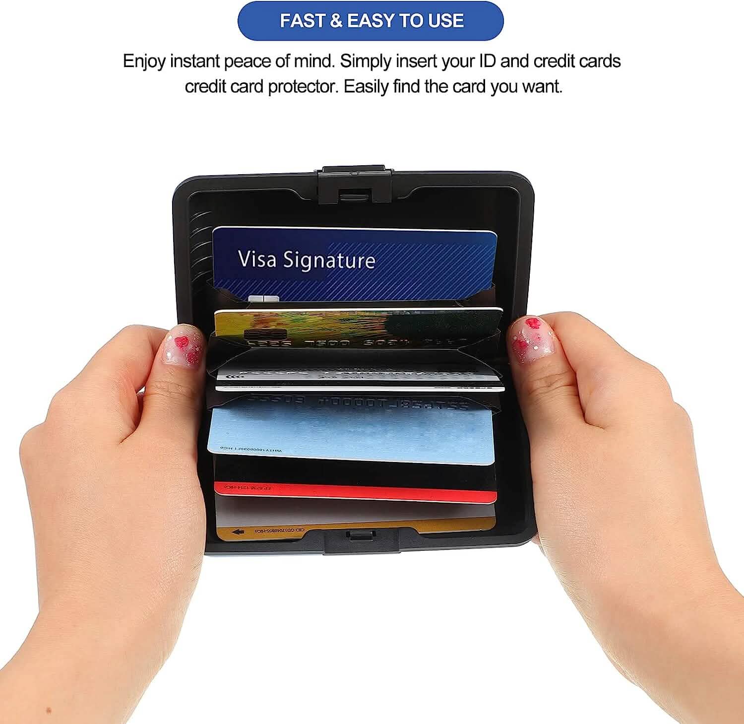 2-Pack: Credit Card Holder Slim Mini RFID Blocking DailySale