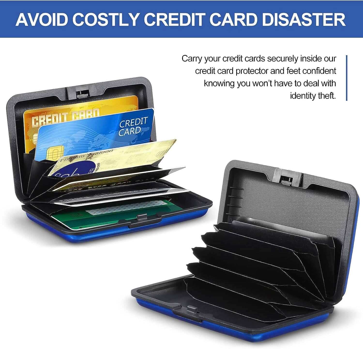 2-Pack: Credit Card Holder Slim Mini RFID Blocking DailySale