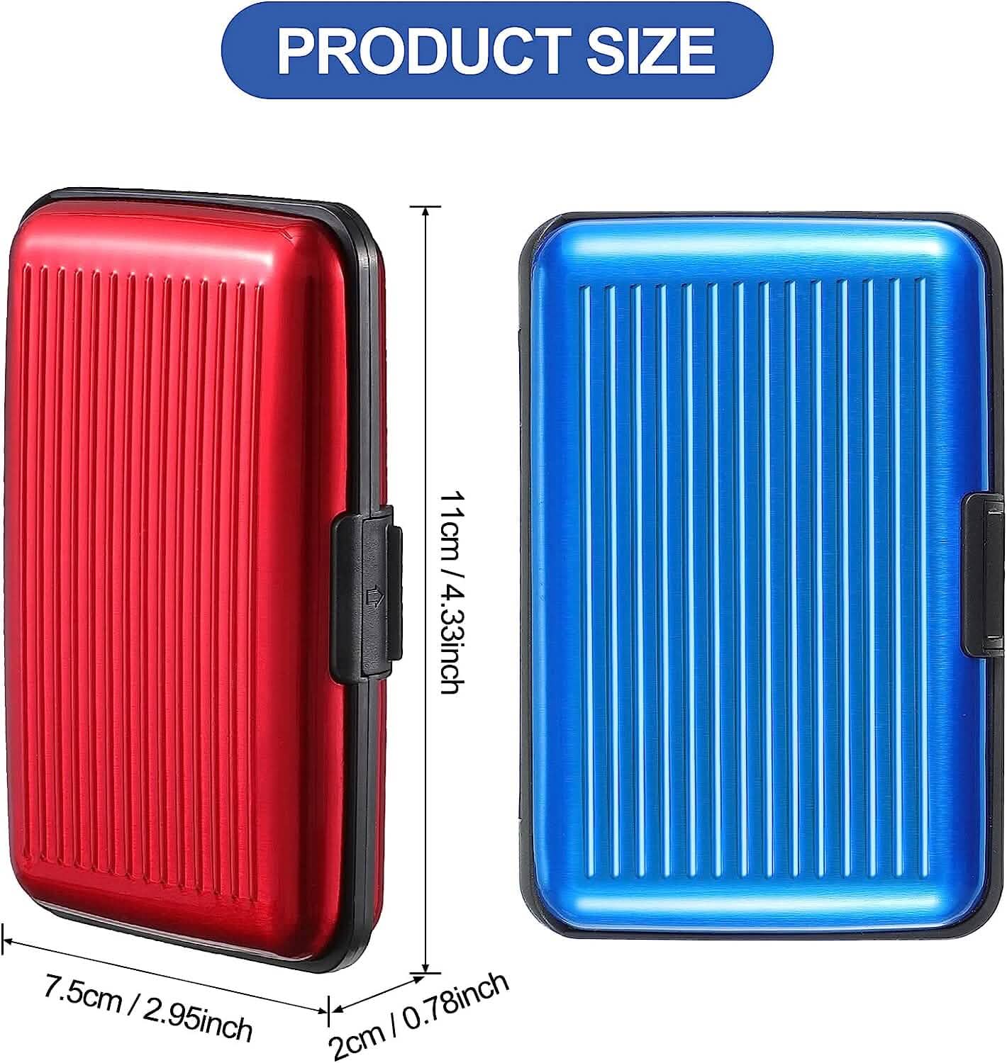 2-Pack: Credit Card Holder Slim Mini RFID Blocking DailySale
