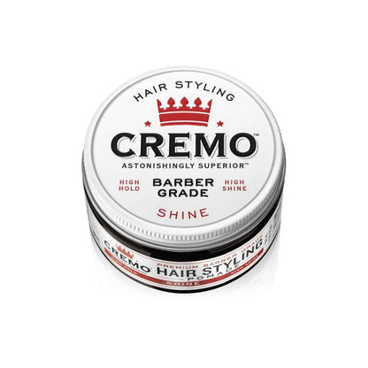 2-Pack: Cremo Premium Barber Grade Hair Styling Shine Pomade 4oz DailySale