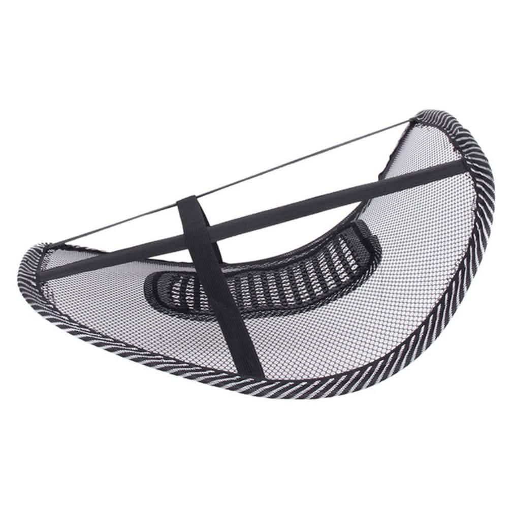 2-Pack: Curved Back-Massaging Lumbar Mesh Seat Supporter DailySale
