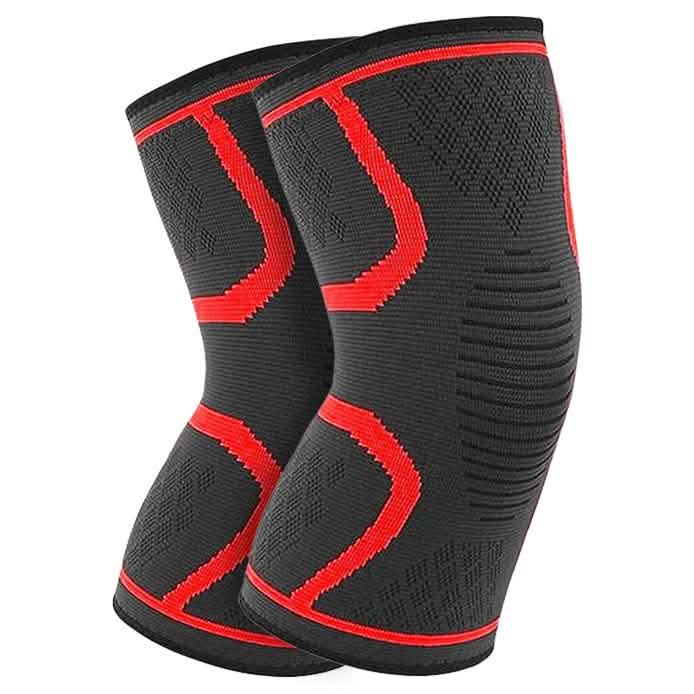 2-Pack: DCF Knee Compression Sleeve Support DailySale