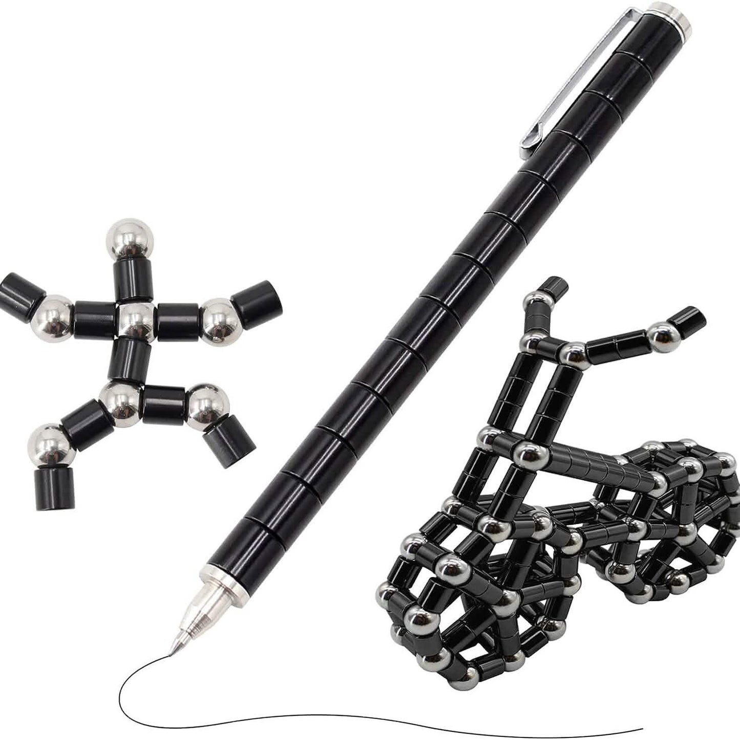 2-Pack: Decompression Magnet Metal Pen DailySale