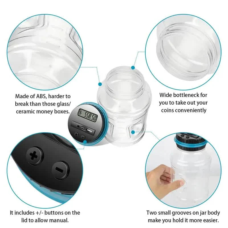 Digital Counting Money Jar DailySale