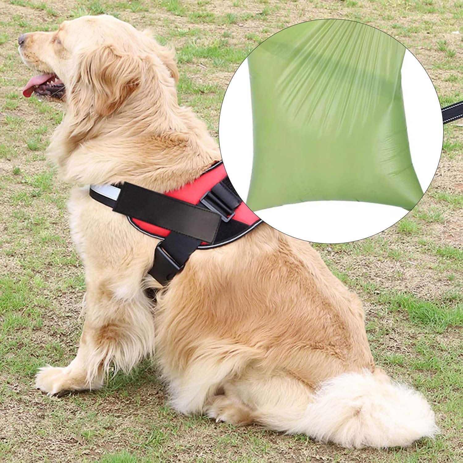 2-Pack: Dog Poop Bag Dispenser with Built-in LED Flashlight DailySale