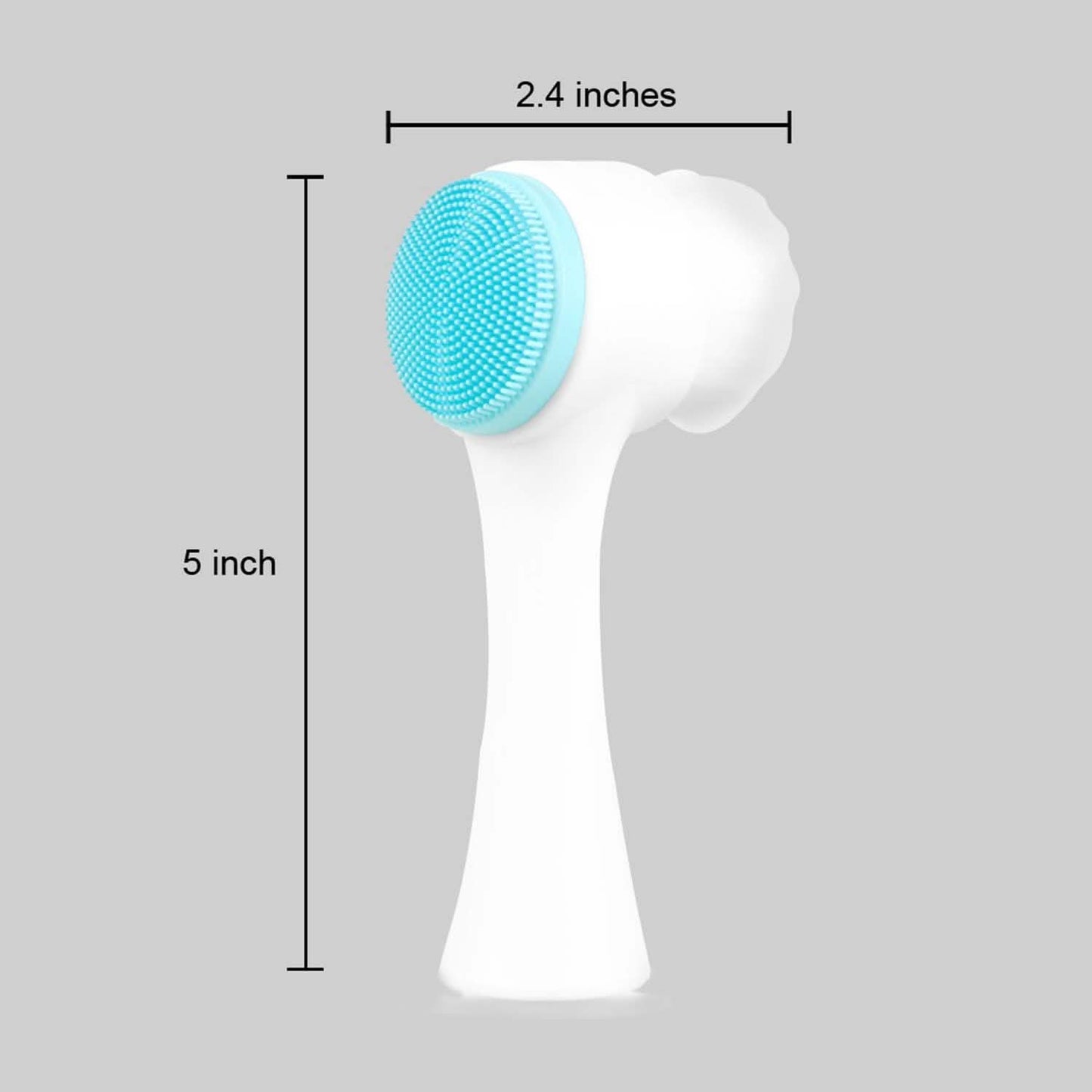 2-Pack: Dual Face Manual Facial Brush For Pore Cleansing And Exfoliating DailySale