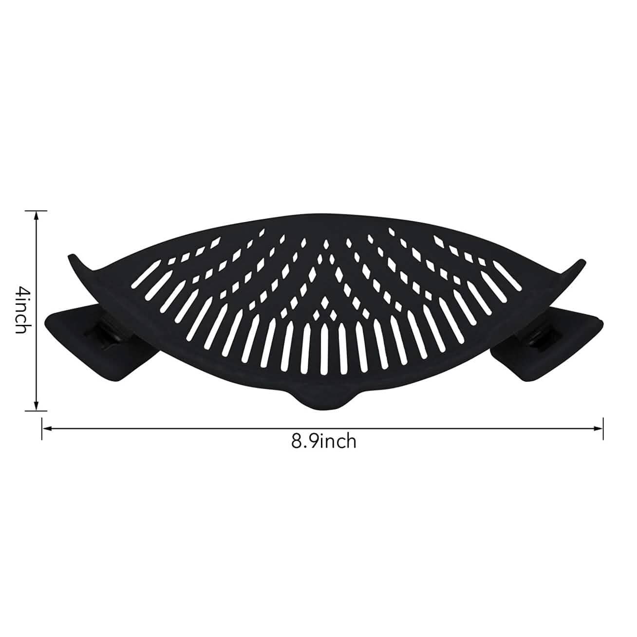 2-Pack: Easy Snap On Heat Resistance Silicone Kitchen Strainer DailySale
