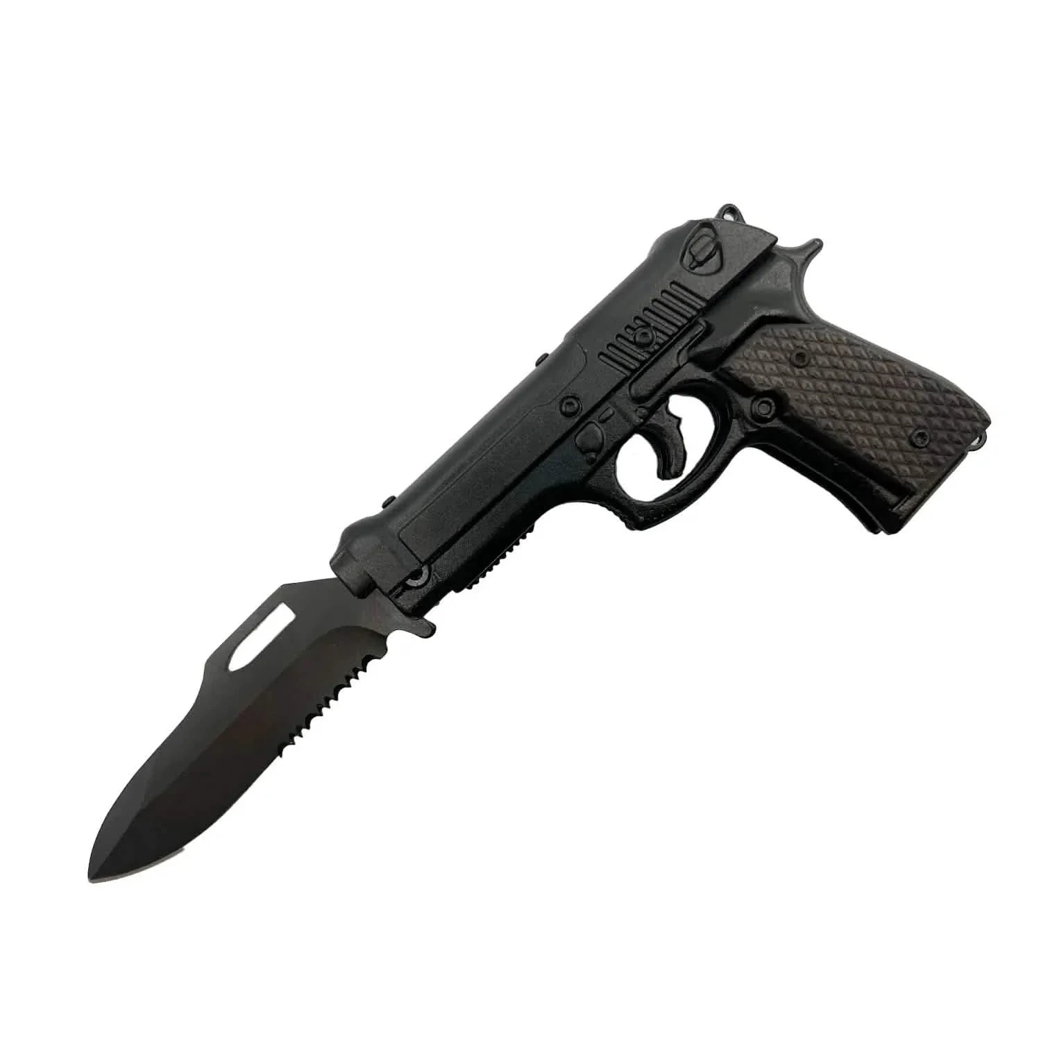 ElitEdge 4.75" Folding Pistol Knife with Holster DailySale