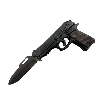 ElitEdge 4.75" Folding Pistol Knife with Holster DailySale