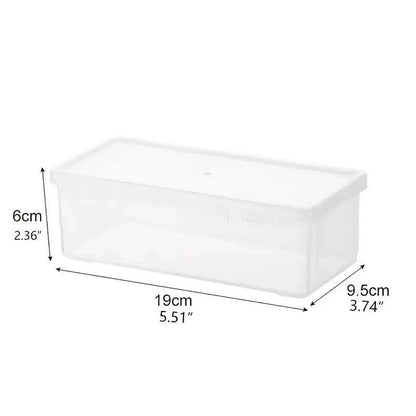 2-Pack: Extra Large Capacity Plastic Pencil Box Stackable Translucent Clear Pencil Box DailySale