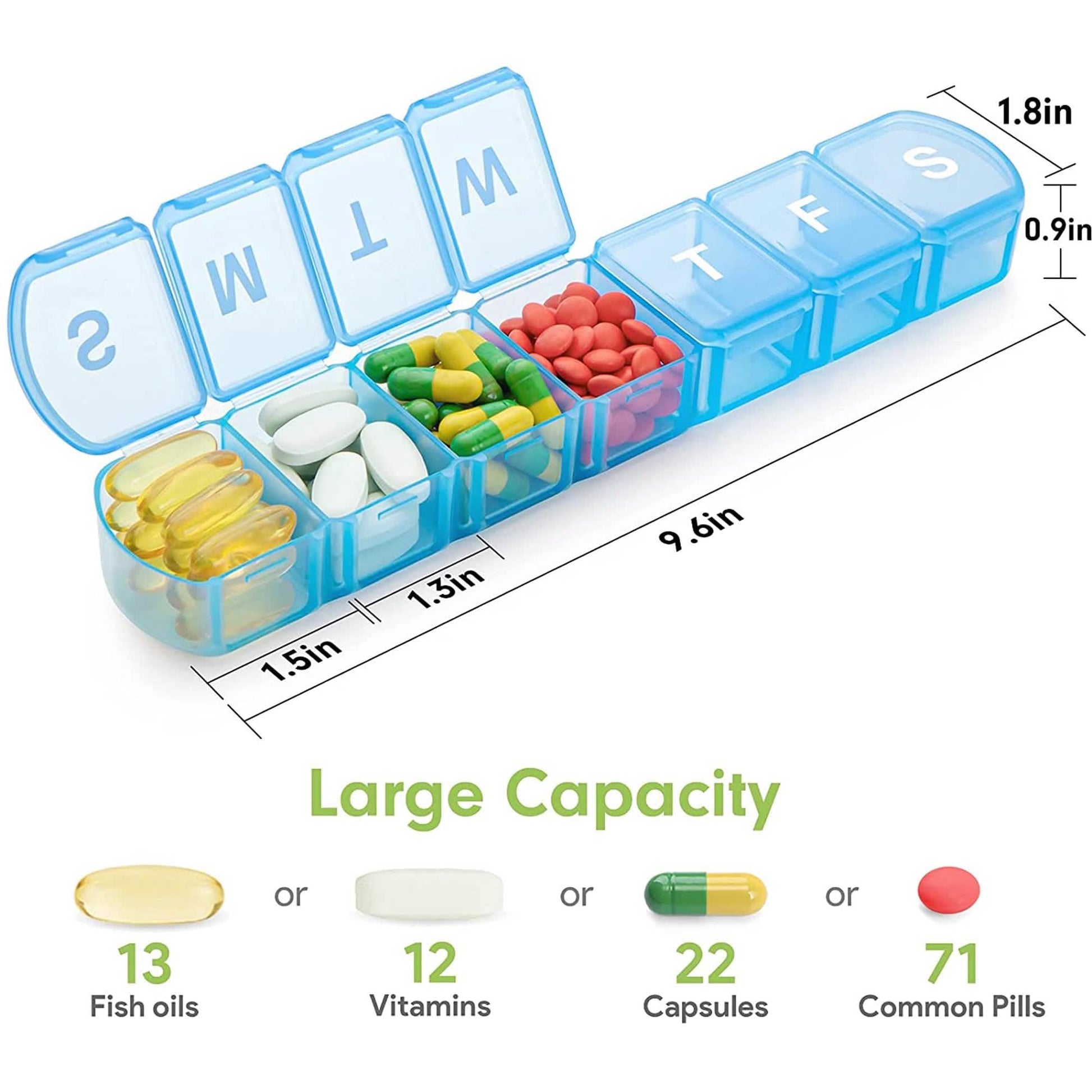 2-Pack: Extra Large Weekly Pill Organizer DailySale