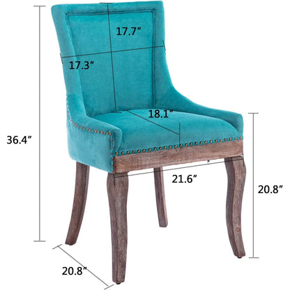 2-Pack: Fabric Upholstered Side Chairs Set DailySale