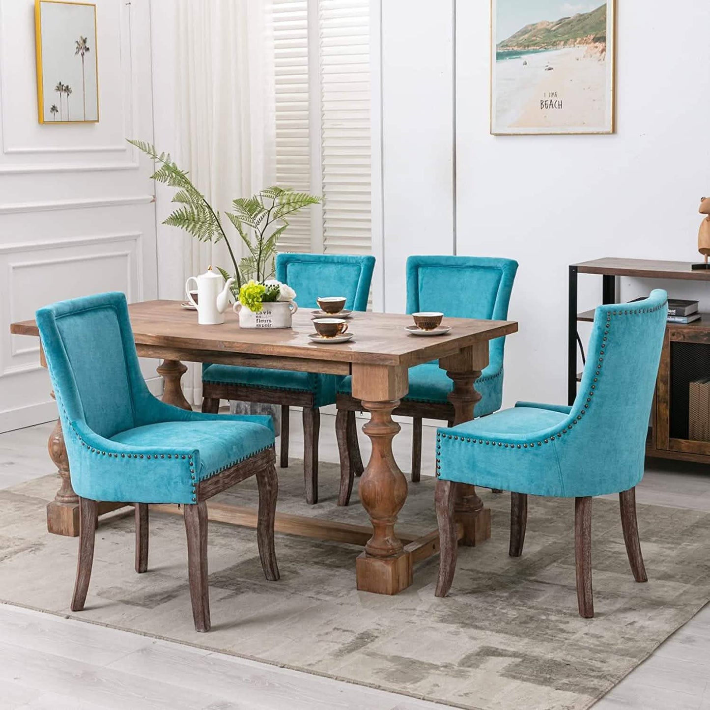 2-Pack: Fabric Upholstered Side Chairs Set DailySale