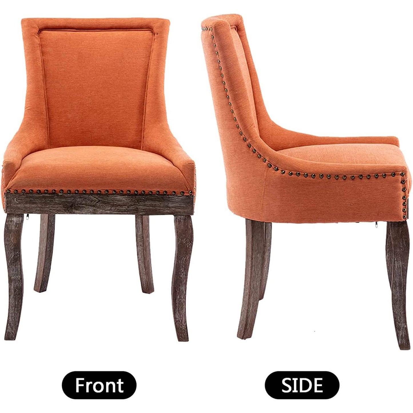 2-Pack: Fabric Upholstered Side Chairs Set DailySale