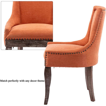 2-Pack: Fabric Upholstered Side Chairs Set DailySale