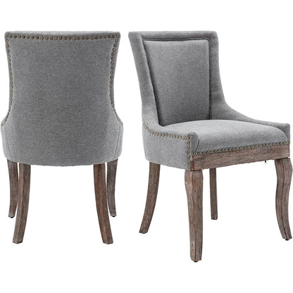 2-Pack: Fabric Upholstered Side Chairs Set DailySale