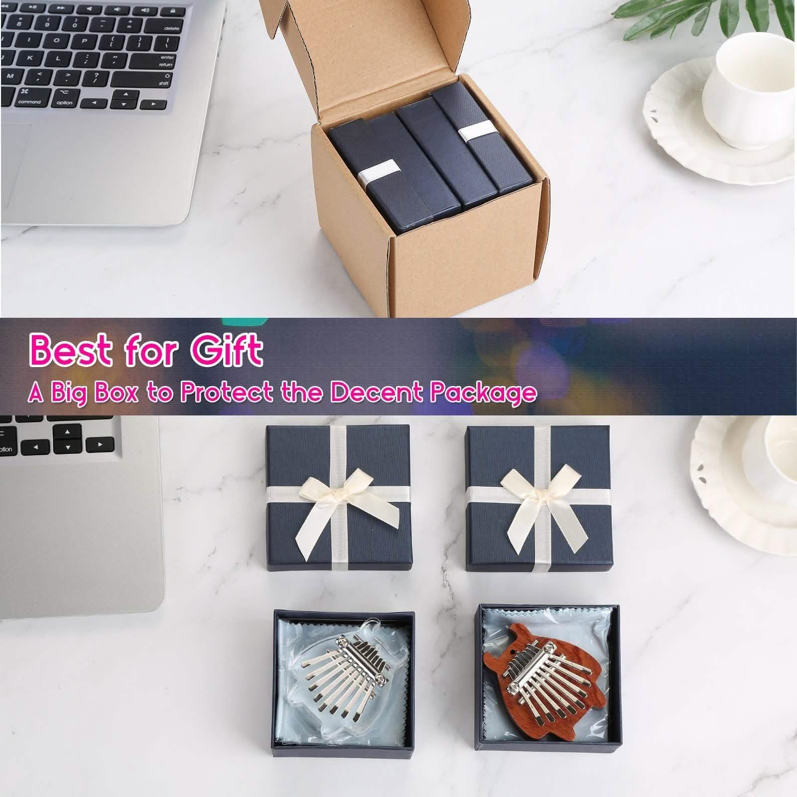 2-Pack: Finger Thumb Piano Mini Kalimba with 8 Keys DailySale