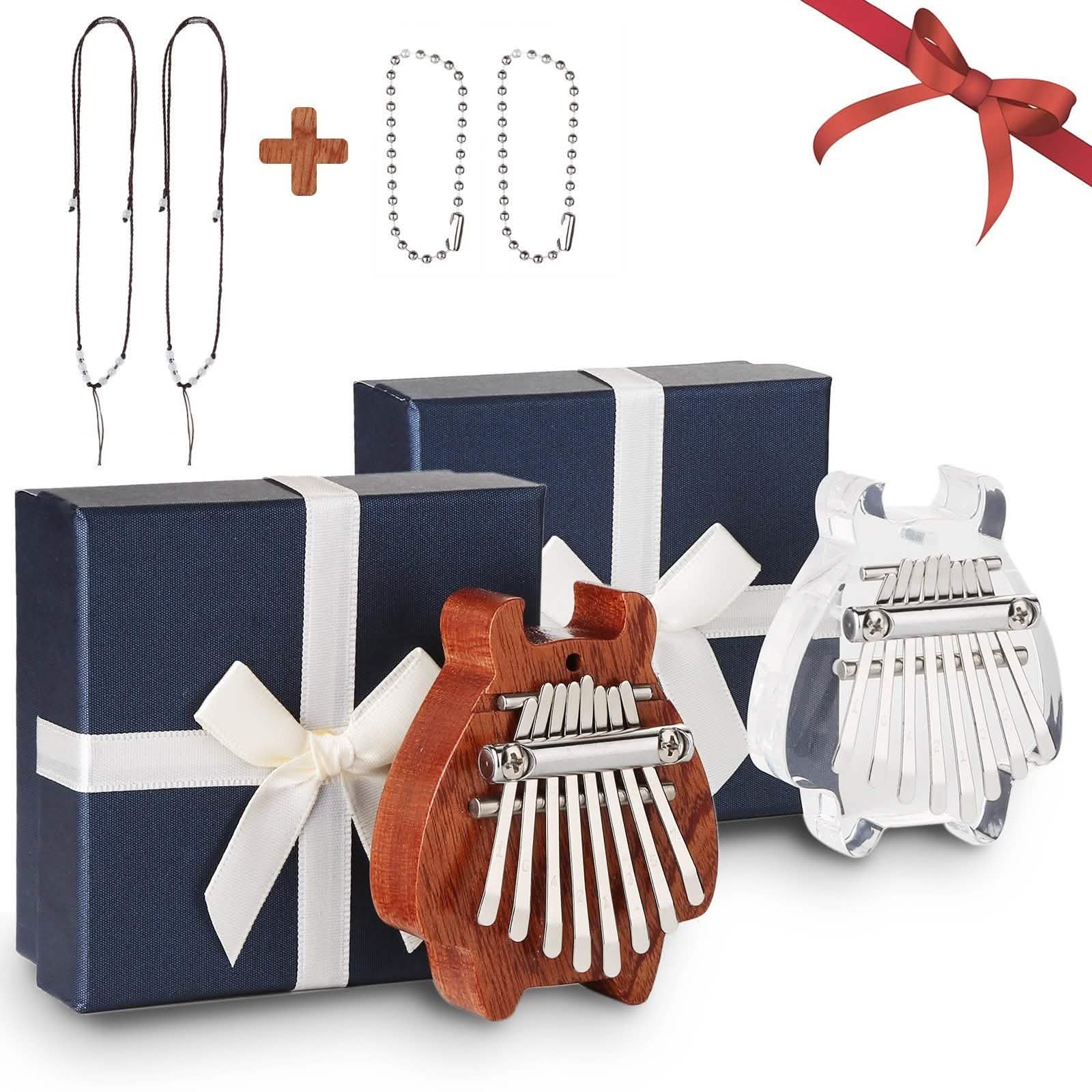 2-Pack: Finger Thumb Piano Mini Kalimba with 8 Keys DailySale