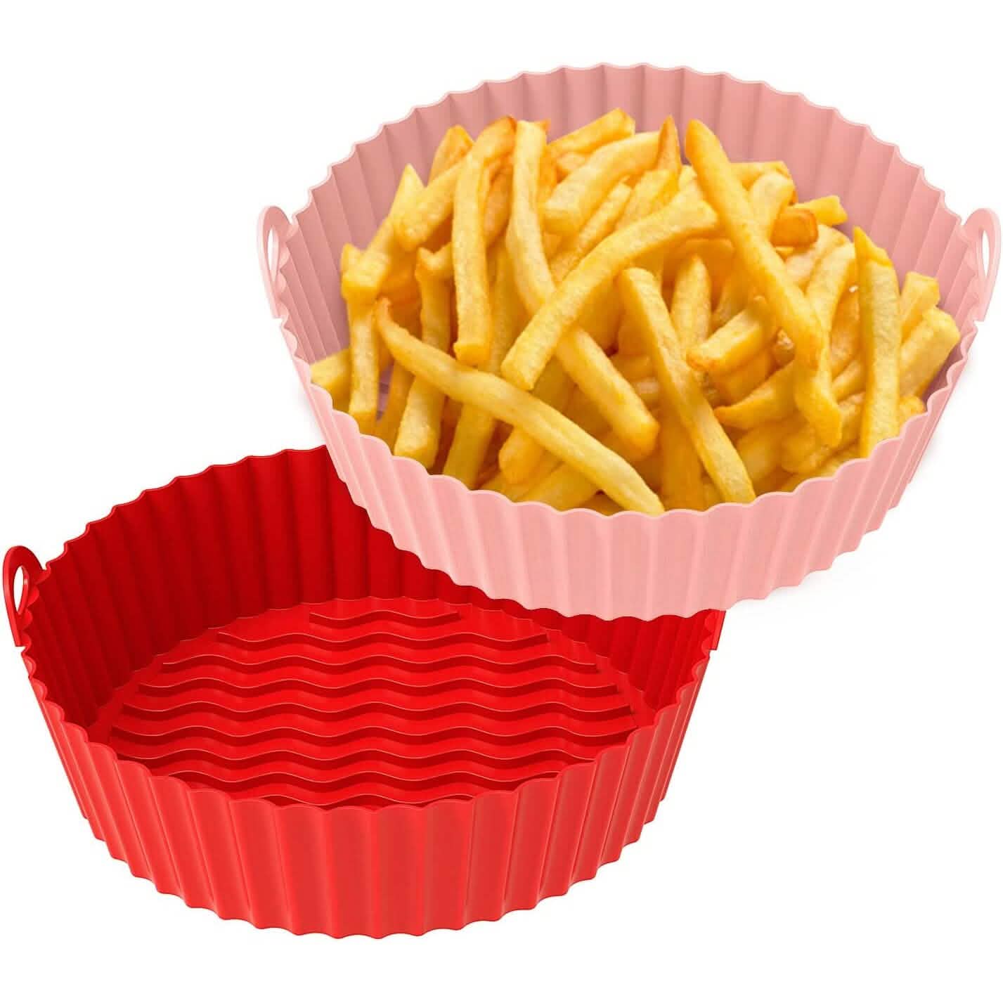 2-Pack: Foldable Silicone Air Fryer Liner DailySale