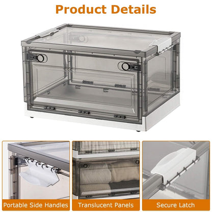 2-Pack: Foldable Storage Bins Collapsible Storage Box Organizer DailySale