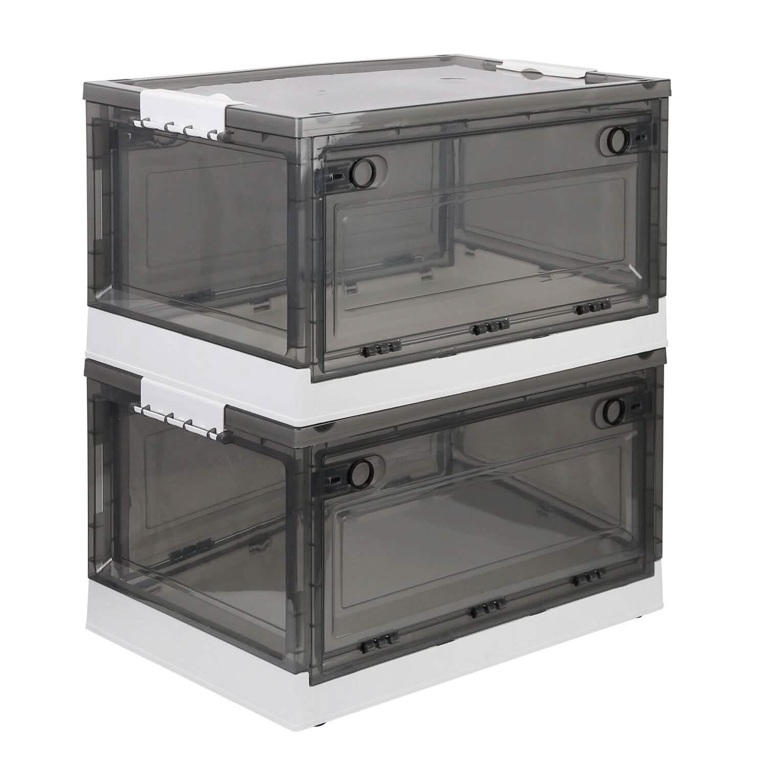 2-Pack: Foldable Storage Bins Collapsible Storage Box Organizer DailySale