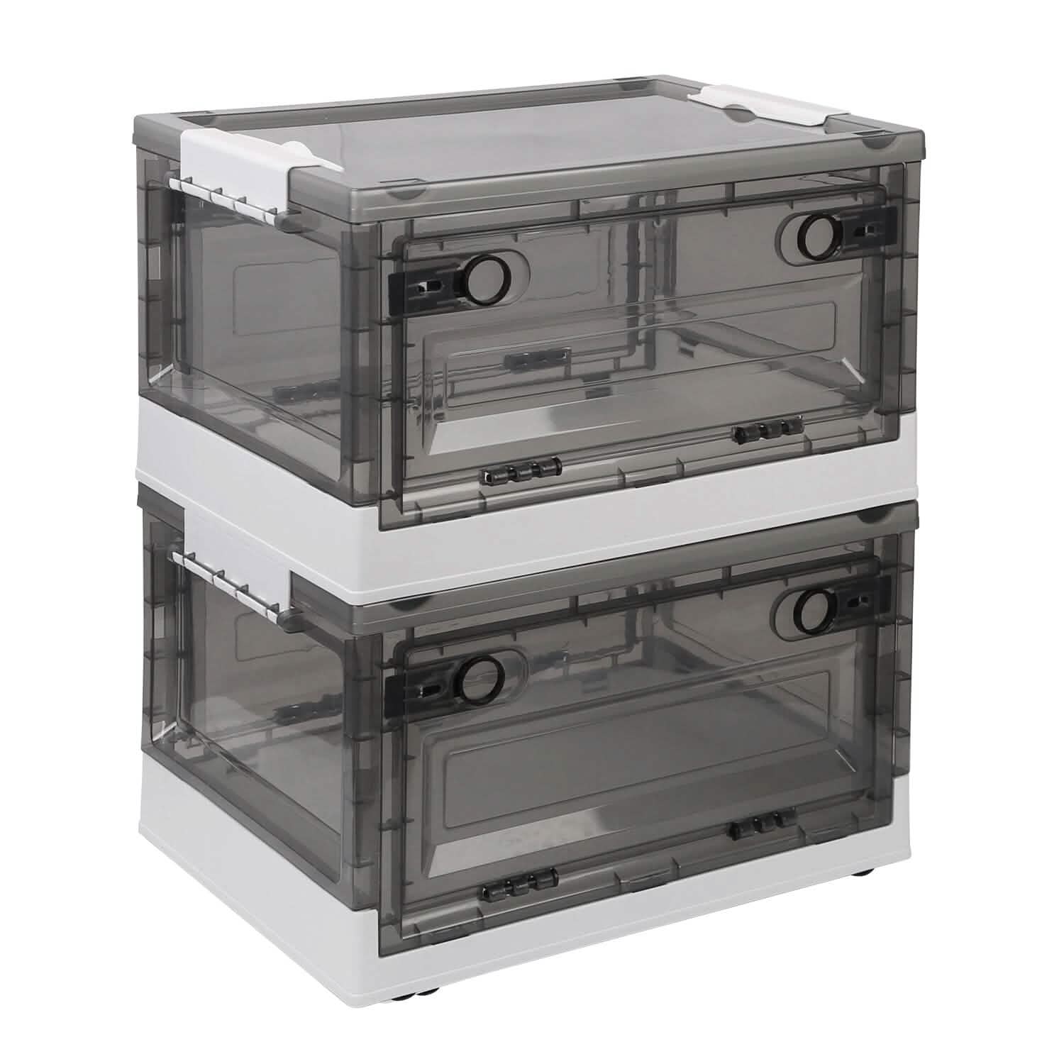 2-Pack: Foldable Storage Bins Collapsible Storage Box Organizer DailySale