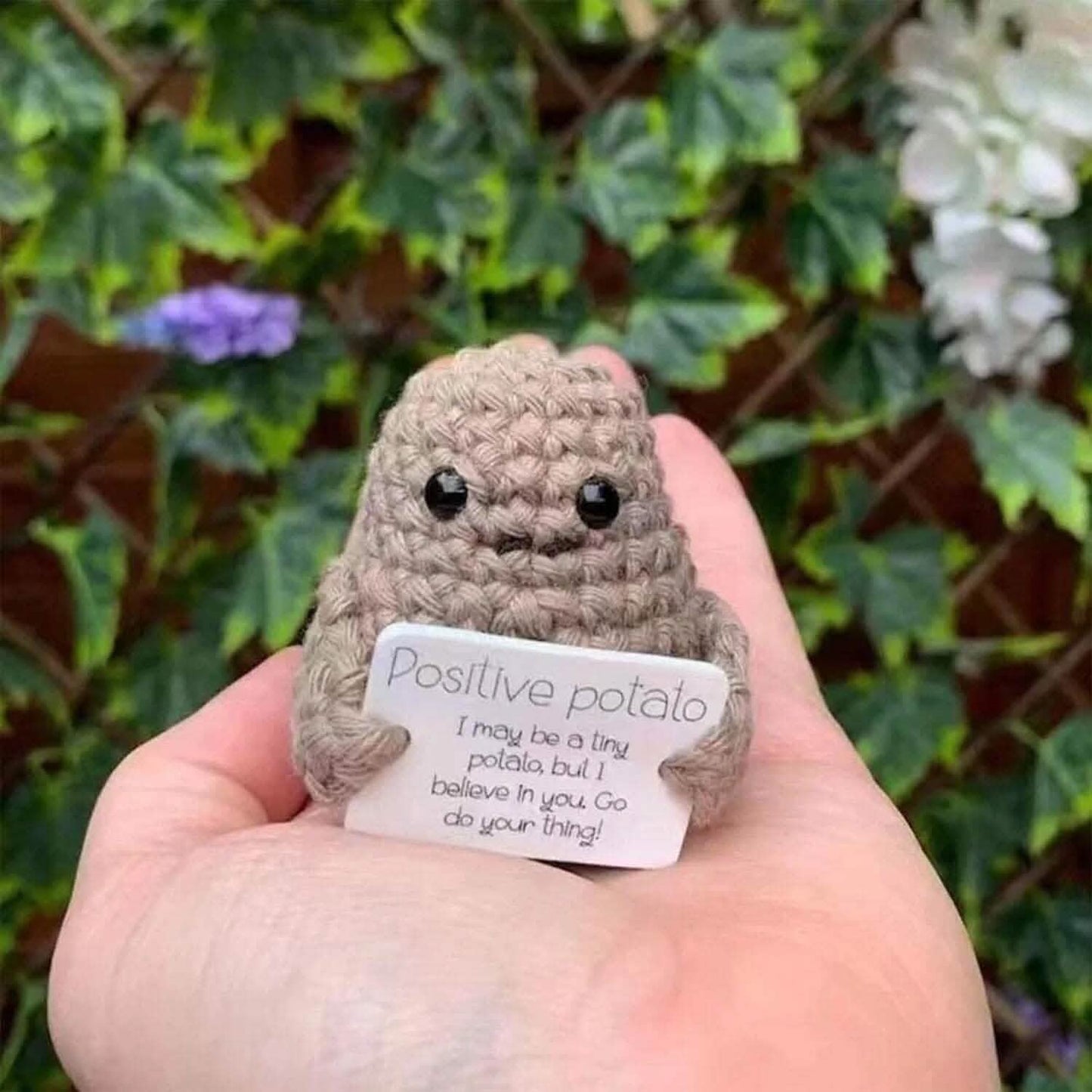 2-Pack: Funny Positive Potato Cute Wool Knitting Doll DailySale