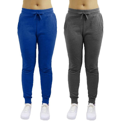 2-Pack: Galaxy By Harvic Women's Heavyweight Fleece-Lined Joggers DailySale