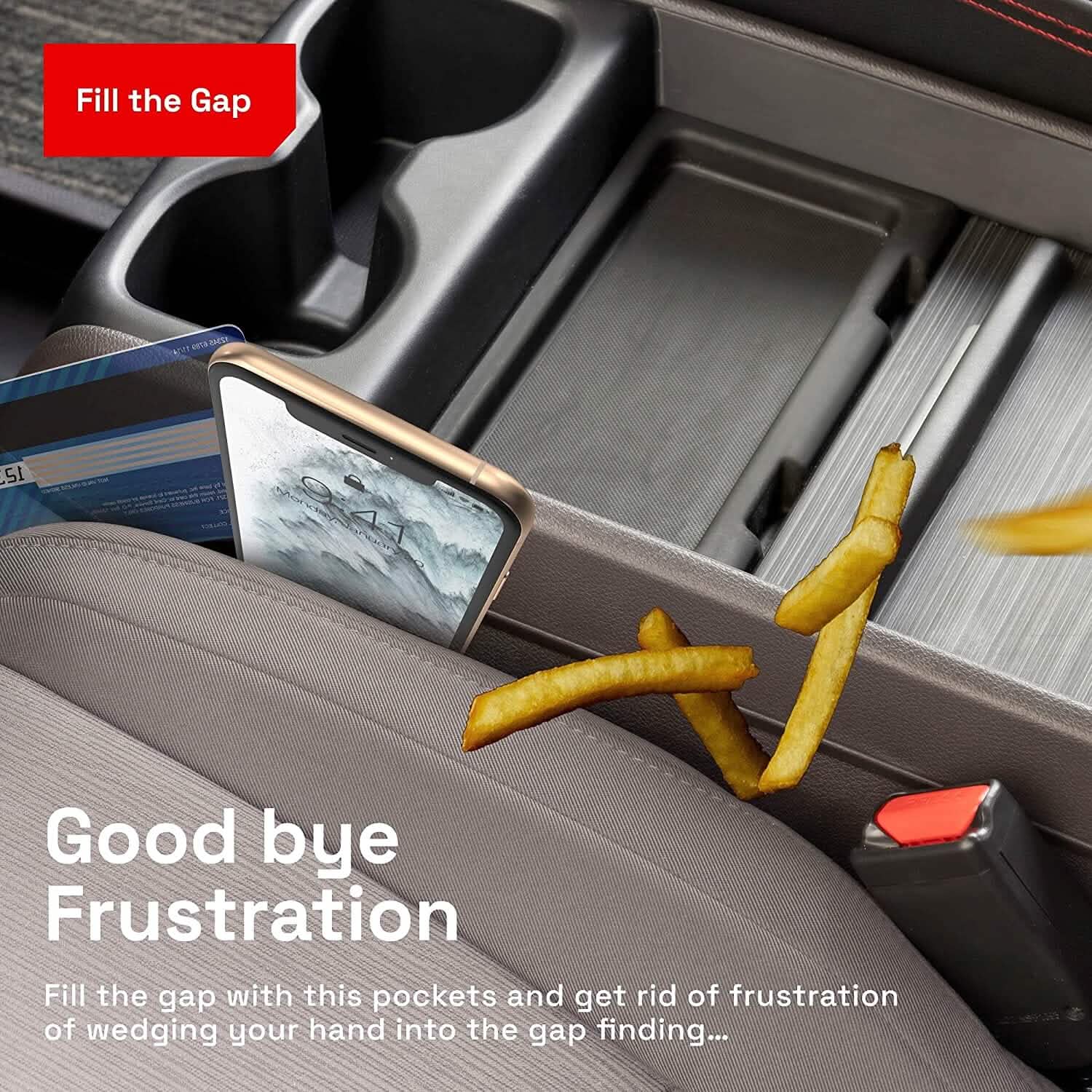 2-Pack: Gap Filler Car Seat Organizer DailySale