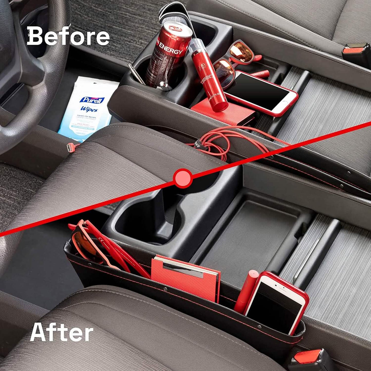 2-Pack: Gap Filler Car Seat Organizer DailySale