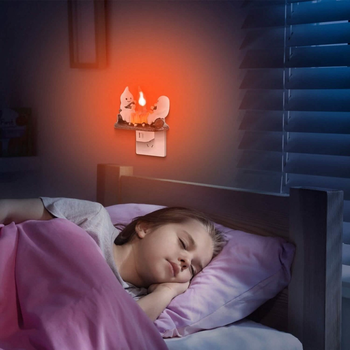 2-Pack: Ghost Campfire Flickering Flame Night DailySale