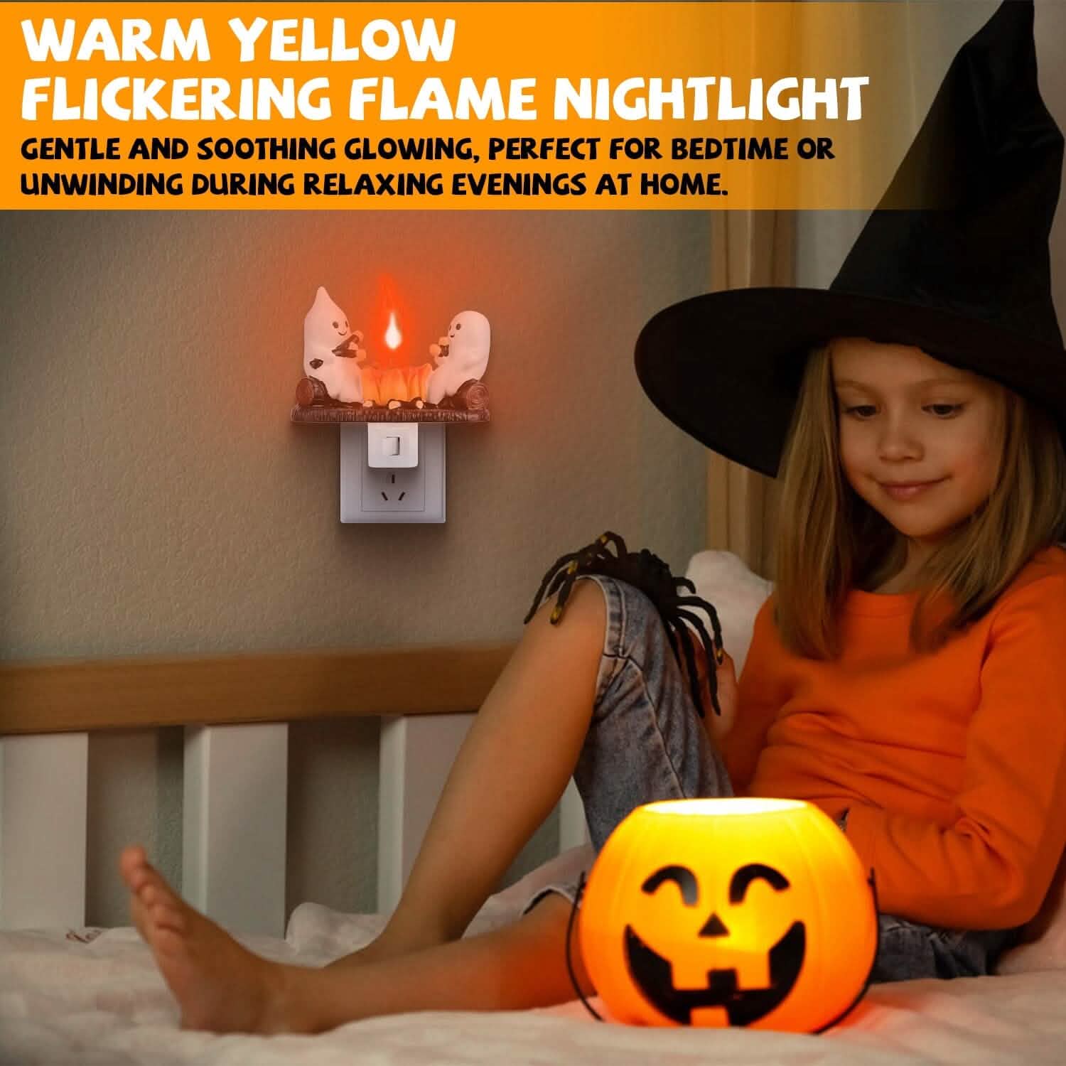 2-Pack: Ghost Campfire Flickering Flame Night DailySale