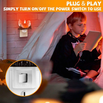 2-Pack: Ghost Campfire Flickering Flame Night DailySale