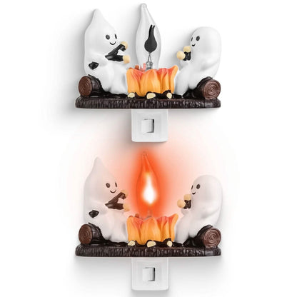 2-Pack: Ghost Campfire Flickering Flame Night DailySale