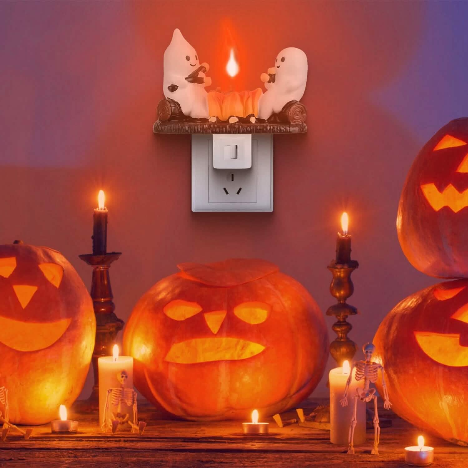 2-Pack: Ghost Campfire Flickering Flame Night DailySale