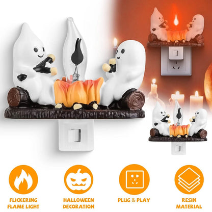 2-Pack: Ghost Campfire Flickering Flame Night DailySale