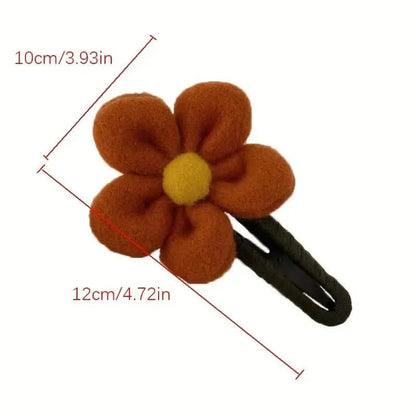 2-Pack: Gorgeous Plush Flower Hairpin DailySale