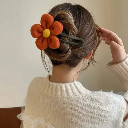 2-Pack: Gorgeous Plush Flower Hairpin DailySale