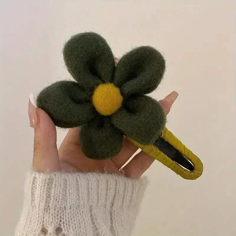 2-Pack: Gorgeous Plush Flower Hairpin DailySale