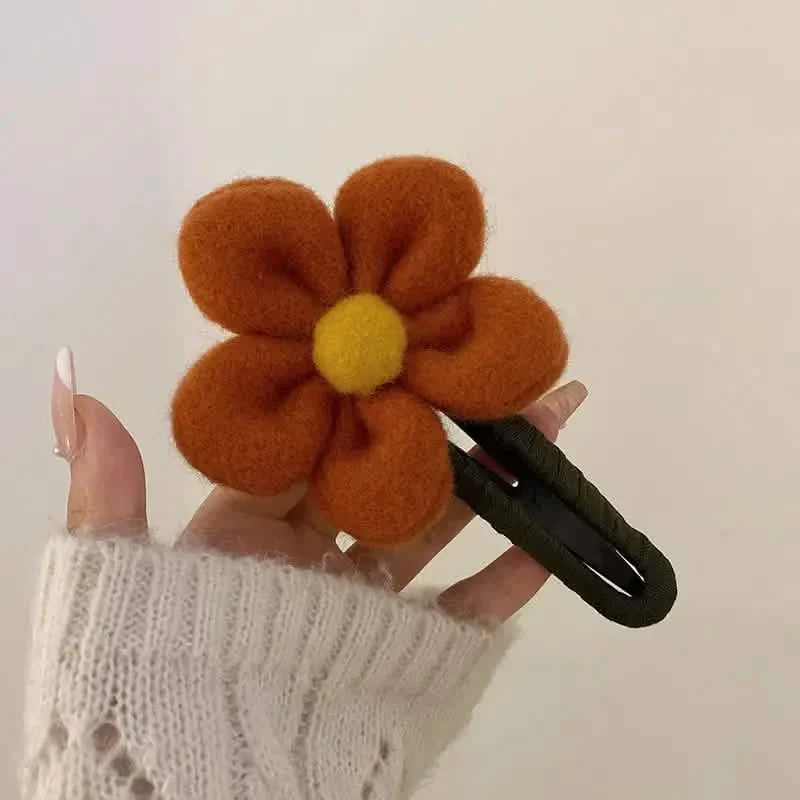 2-Pack: Gorgeous Plush Flower Hairpin DailySale