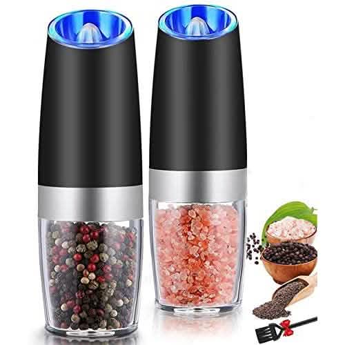 2-Pack: Gravity Electric Salt Pepper Grinder DailySale