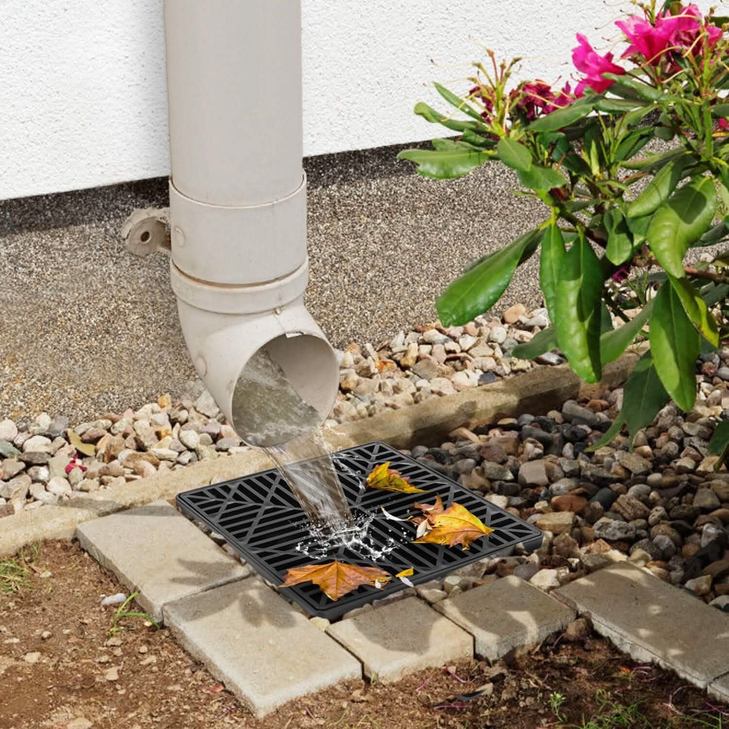 2-Pack: Gutter Downspout Extension Low Profile No Deep Digging Catch DailySale