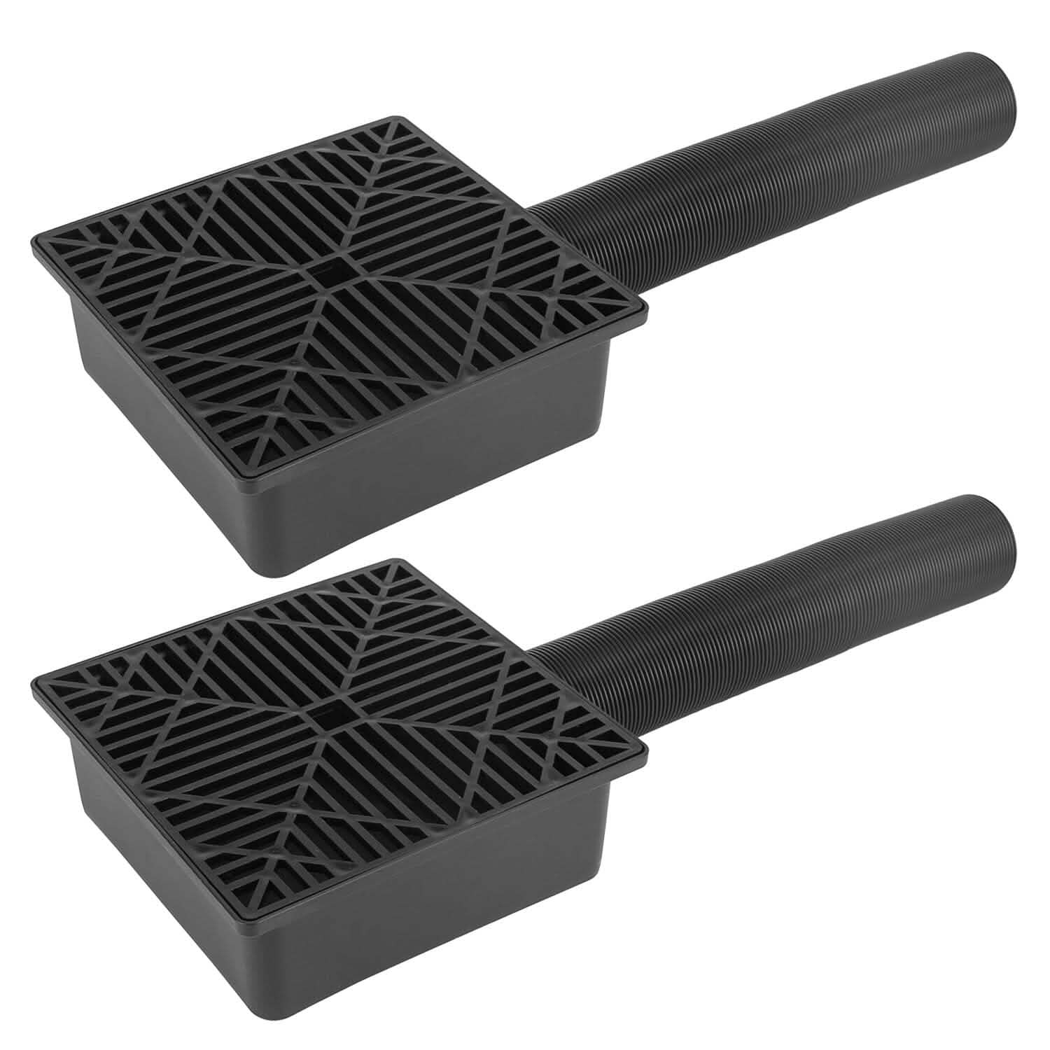 2-Pack: Gutter Downspout Extension Low Profile No Deep Digging Catch DailySale