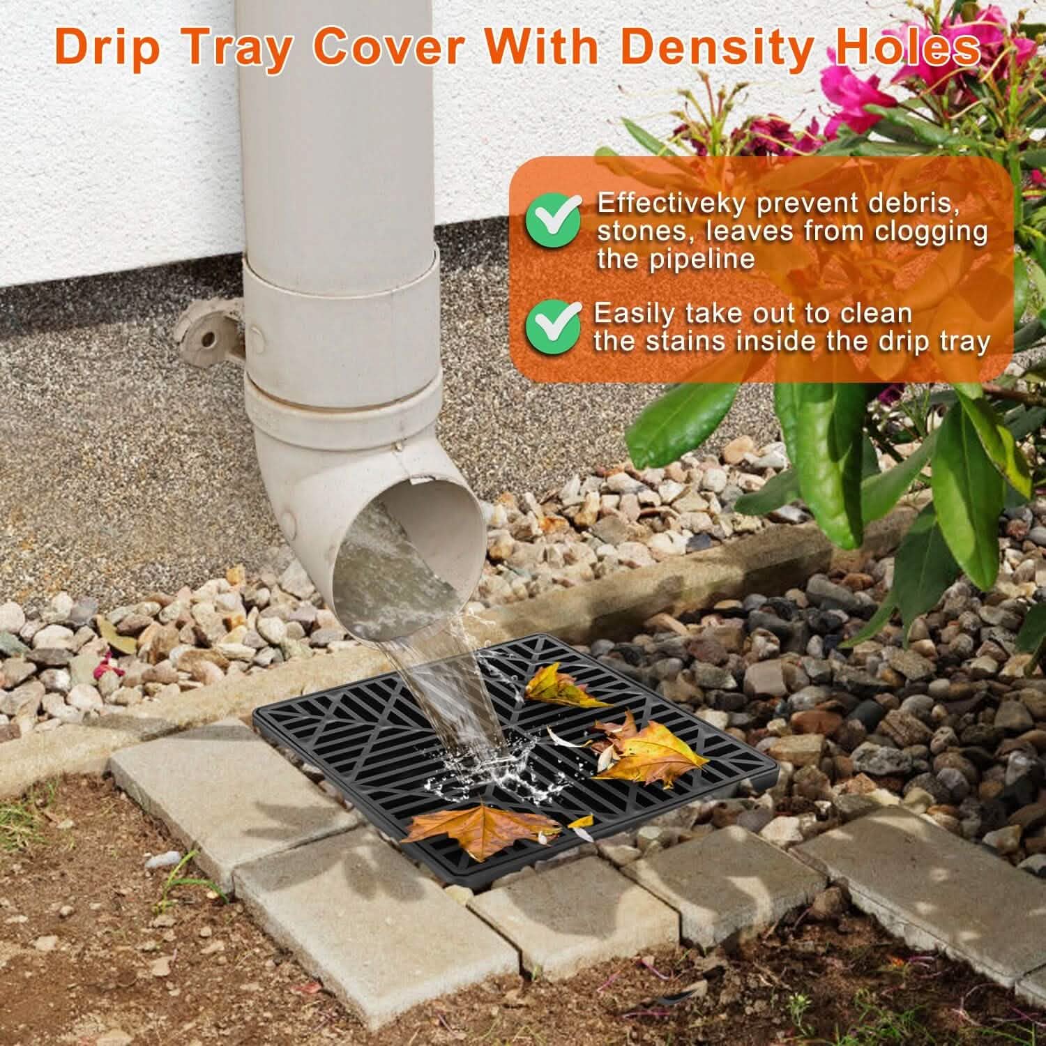 2-Pack: Gutter Downspout Extension Low Profile No Deep Digging Catch DailySale