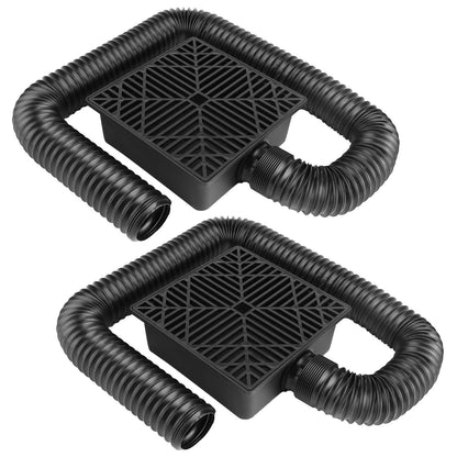2-Pack: Gutter Downspout Extension Low Profile No Deep Digging Catch DailySale