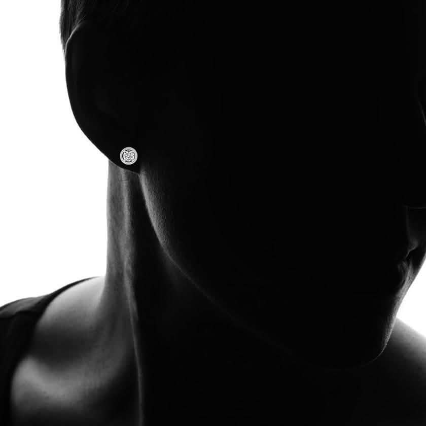 2-Pack: Halo Stud Earrings with Swarovski Elements DailySale
